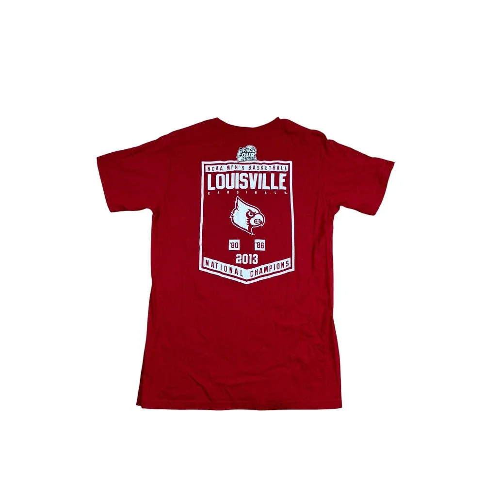 Adidas Louisville Cardinals 2013 NCAA Basketball National Champions Red Shirt M